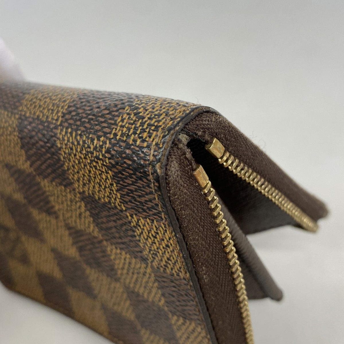 Louis Vuitton Coin Case Damier Zippy Purse Ebene — view 5