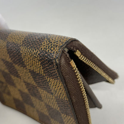 Louis Vuitton Coin Case Damier Zippy Purse Ebene — view 5