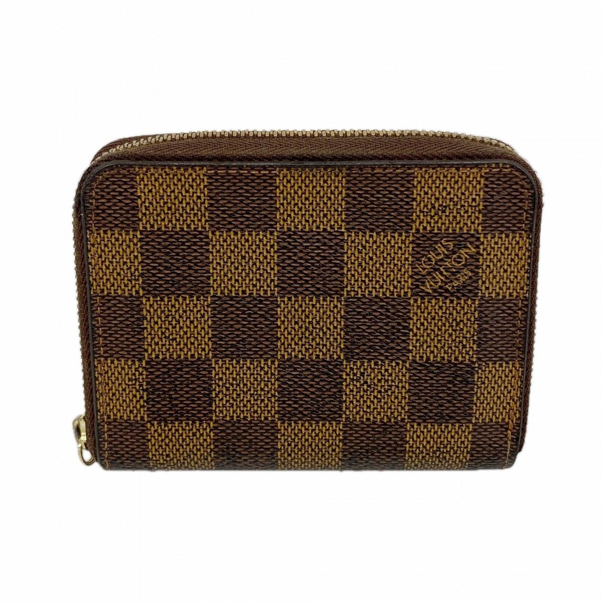 Louis Vuitton Coin Case Damier Zippy Purse Ebene