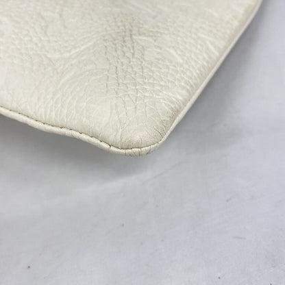 Louis Vuitton Clutch Monogram Taurillon Pochette Virgil Abloh Blanc — view 7