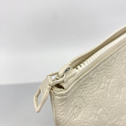 Louis Vuitton Clutch Monogram Taurillon Pochette Virgil Abloh Blanc — view 9