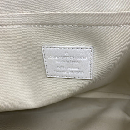 Louis Vuitton Clutch Monogram Taurillon Pochette Virgil Abloh Blanc — view 5