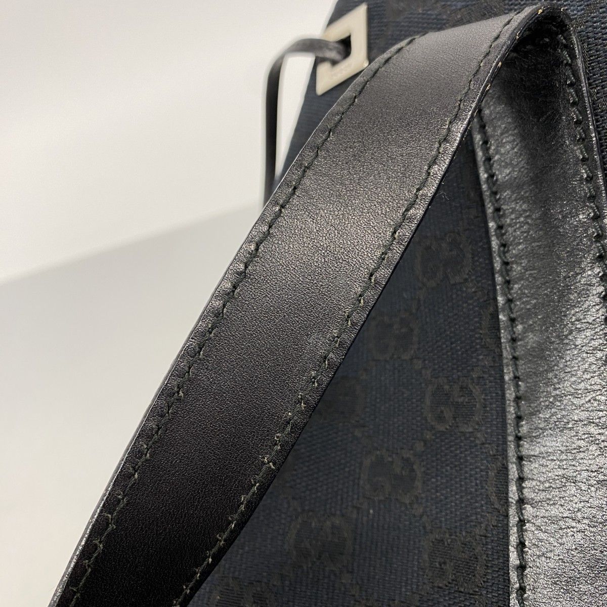 Gucci Tote GG Canvas 019 Black Silver — view 9