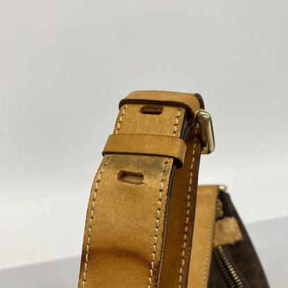 Celine Shoulder Bag Macadam Brown Gold — view 9