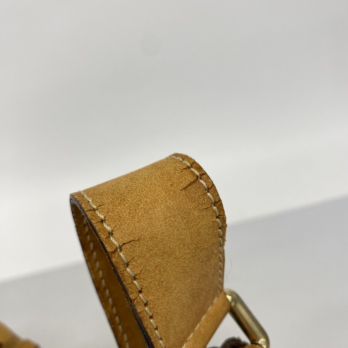 Celine Shoulder Bag Macadam Brown Gold — view 7