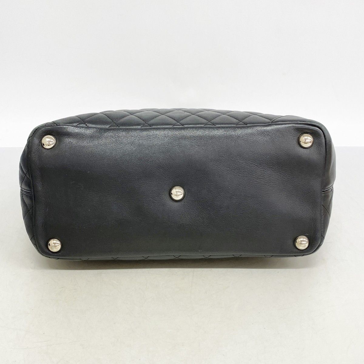 Chanel Tote Cambon Lambskin Black Silver — view 3