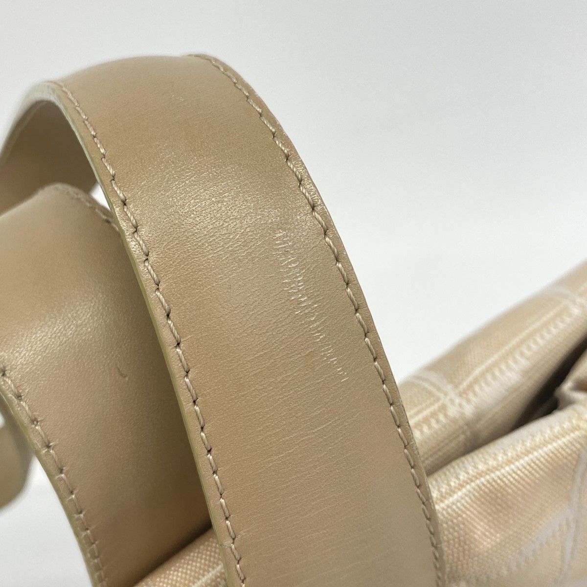 Chanel Tote New Travel Nylon Beige Gold — view 9