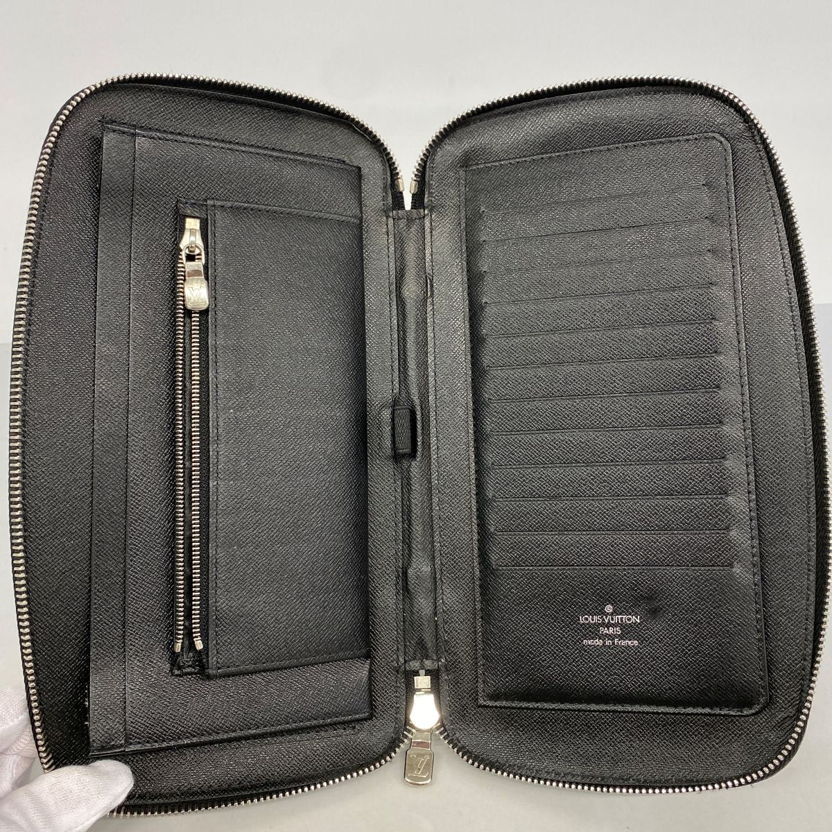 Louis Vuitton Wallet Epi Organizer Atoll Noir — view 3