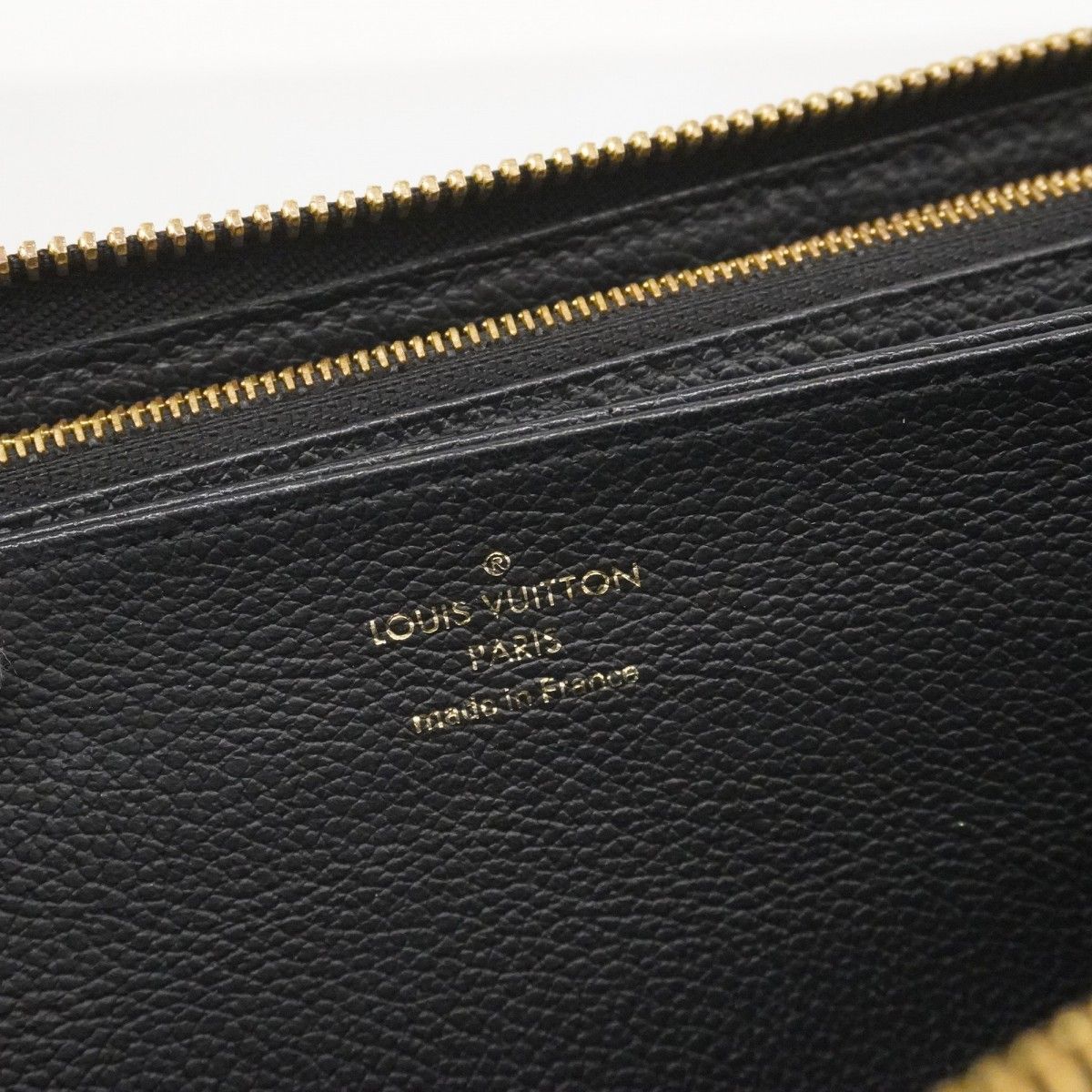 Louis Vuitton Wallet Monogram Empreinte Zippy Noir — view 4