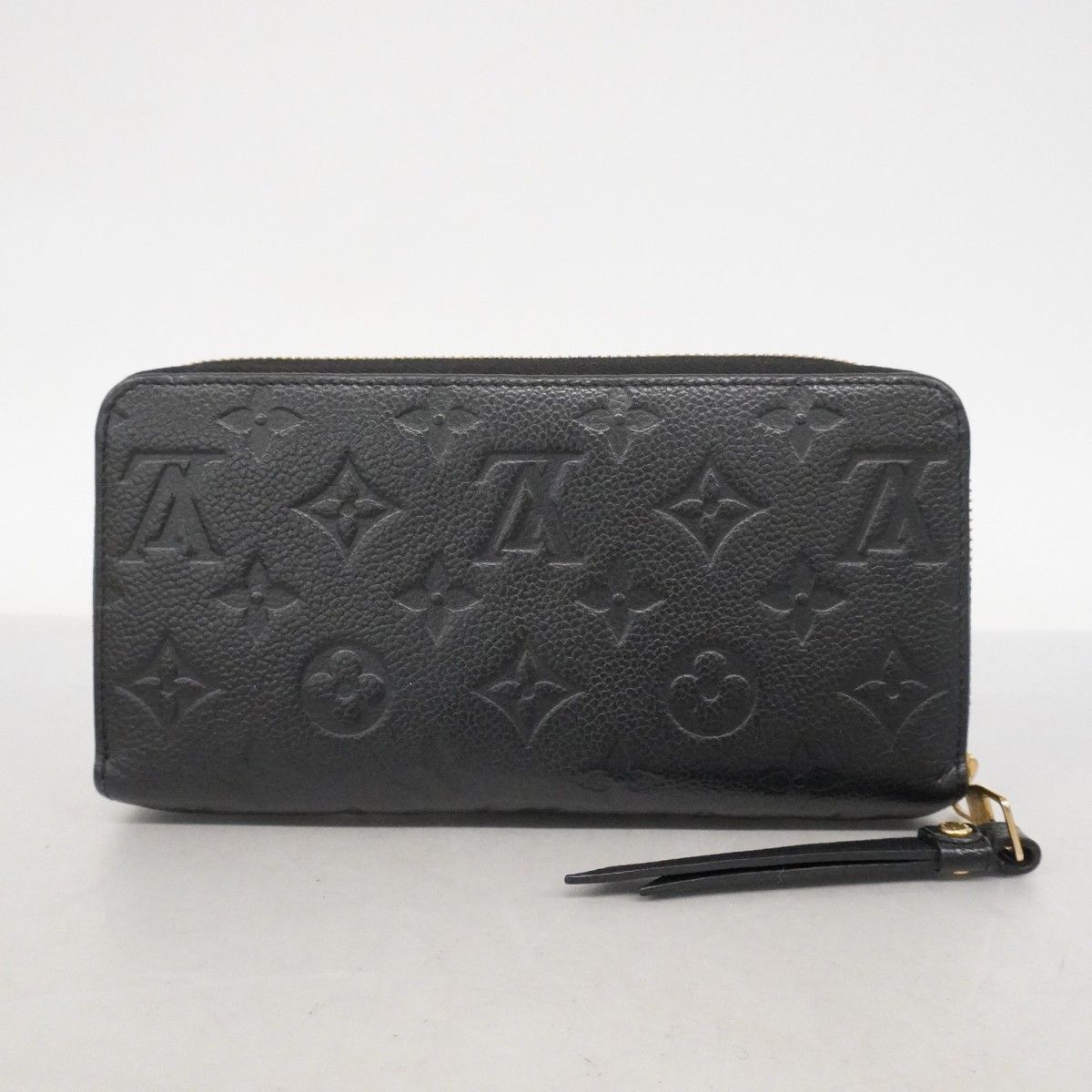 Louis Vuitton Wallet Monogram Empreinte Zippy Noir — view 9