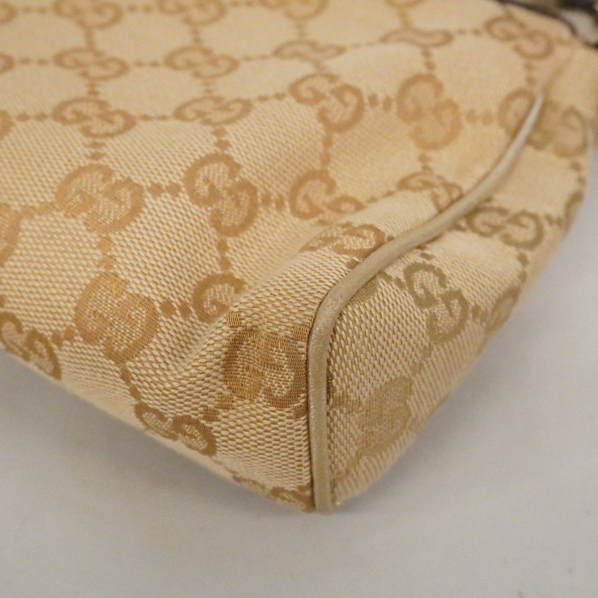 Gucci Handbag GG Canvas Beige Gold Champagne — view 8