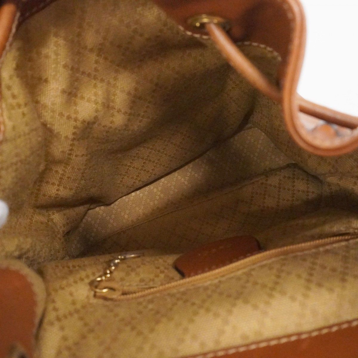 Gucci Backpack Bamboo 003 Leather Brown Gold — view 4