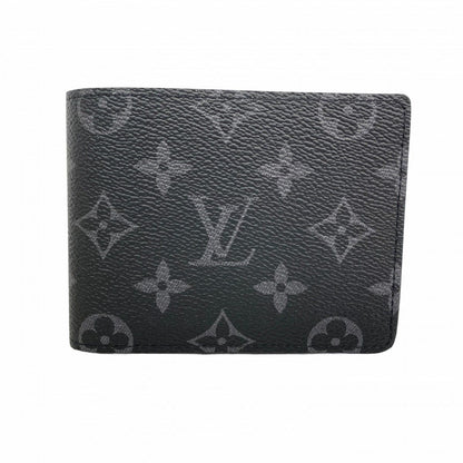 Louis Vuitton Billfold Monogram Eclipse Portefeuille Multiple Black Gray Wallet