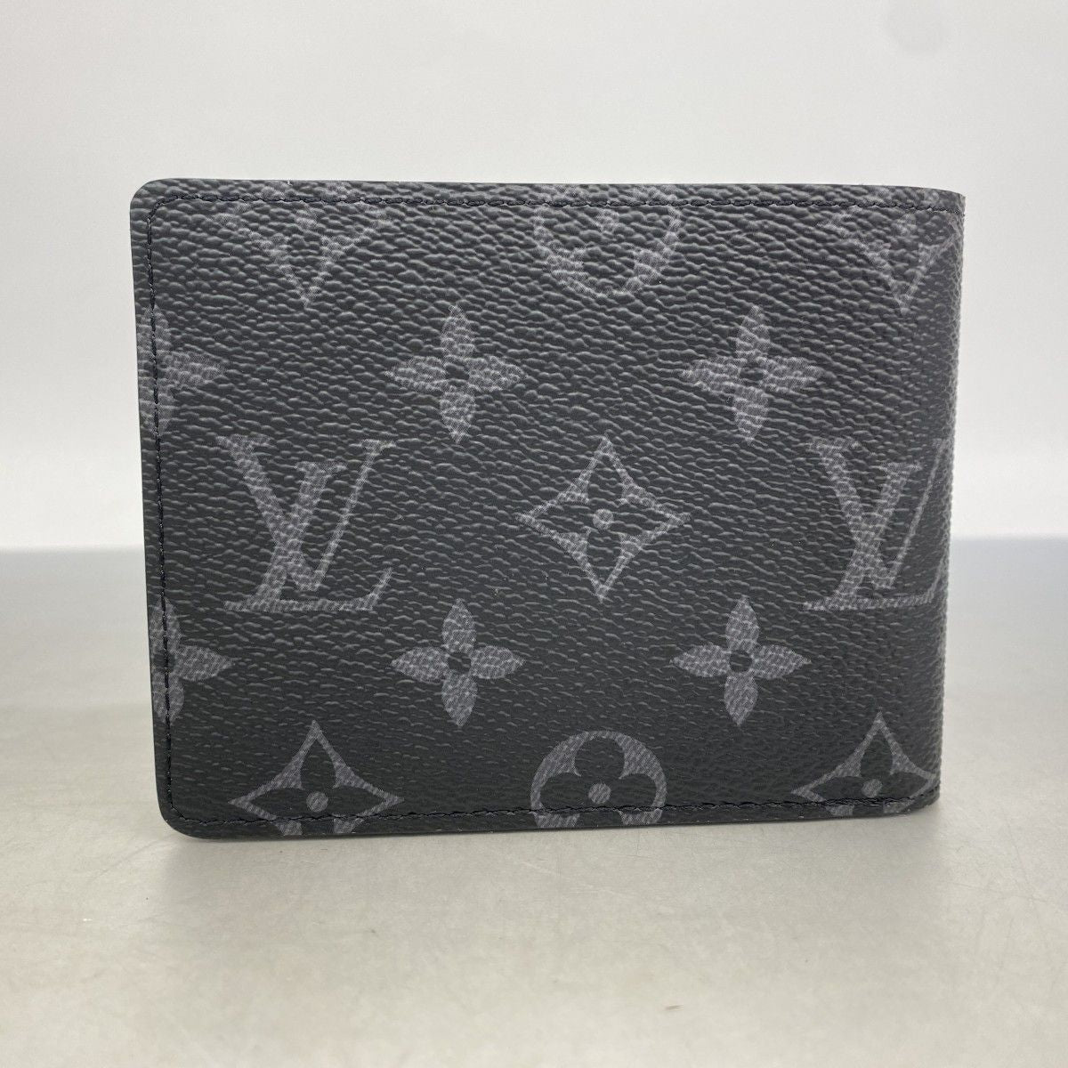 Louis Vuitton Billfold Monogram Eclipse Portefeuille Multiple Black Gray Wallet — view 5