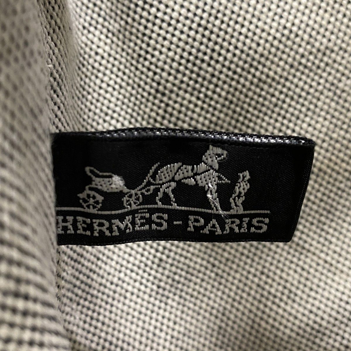 Hermes Tote Fourre Tout PM Canvas Gray Silver — view 5