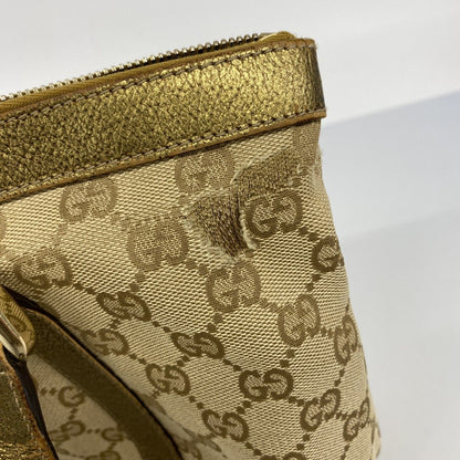 Gucci Handbag GG Canvas Beige Gold Champagne — view 8