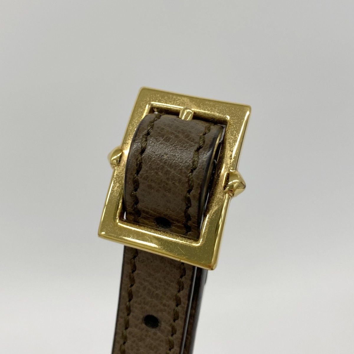 Gucci Shoulder Bag Ophidia Leather Brown Gold — view 8