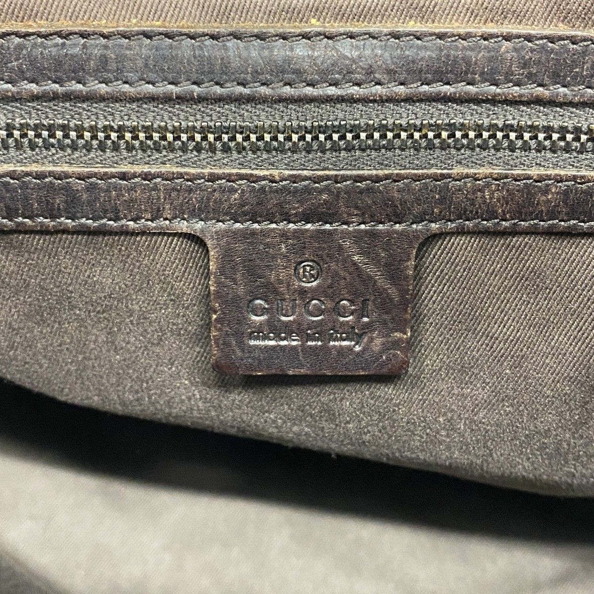 Gucci Shoulder Bag GG Canvas Beige Brown Silver — view 5
