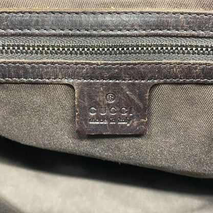 Gucci Shoulder Bag GG Canvas Beige Brown Silver — view 5