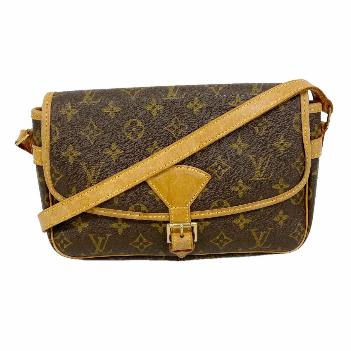 Louis Vuitton Shoulder Bag Monogram Sologne Brown