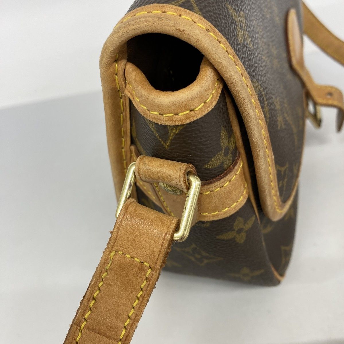 Louis Vuitton Shoulder Bag Monogram Sologne Brown — view 7