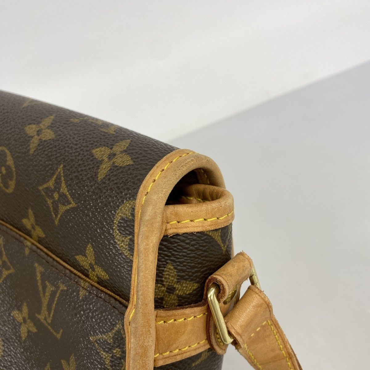 Louis Vuitton Shoulder Bag Monogram Sologne Brown — view 8
