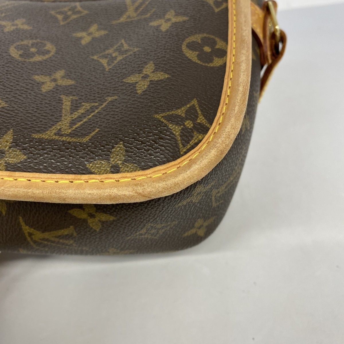 Louis Vuitton Shoulder Bag Monogram Sologne Brown — view 9