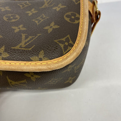 Louis Vuitton Shoulder Bag Monogram Sologne Brown — view 9