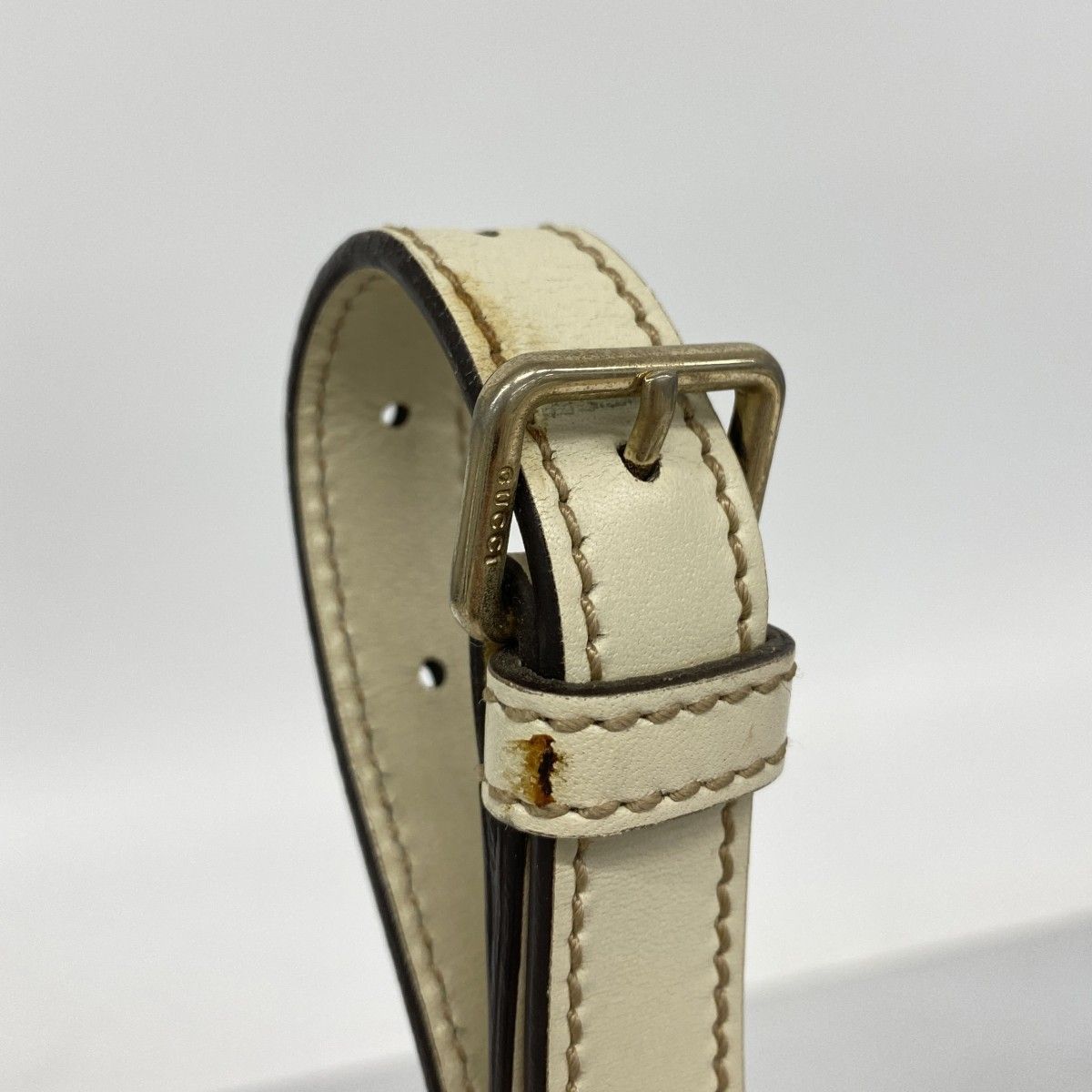 Gucci Shoulder Bag GG Supreme Beige Brown White Chien Pants Gold — view 9