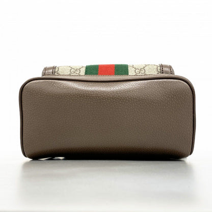 Gucci Backpack Ophidia Beige Brown Gold — view 3