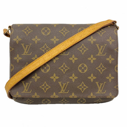 Louis Vuitton Shoulder Bag Monogram Musette Tango Short Strap Brown