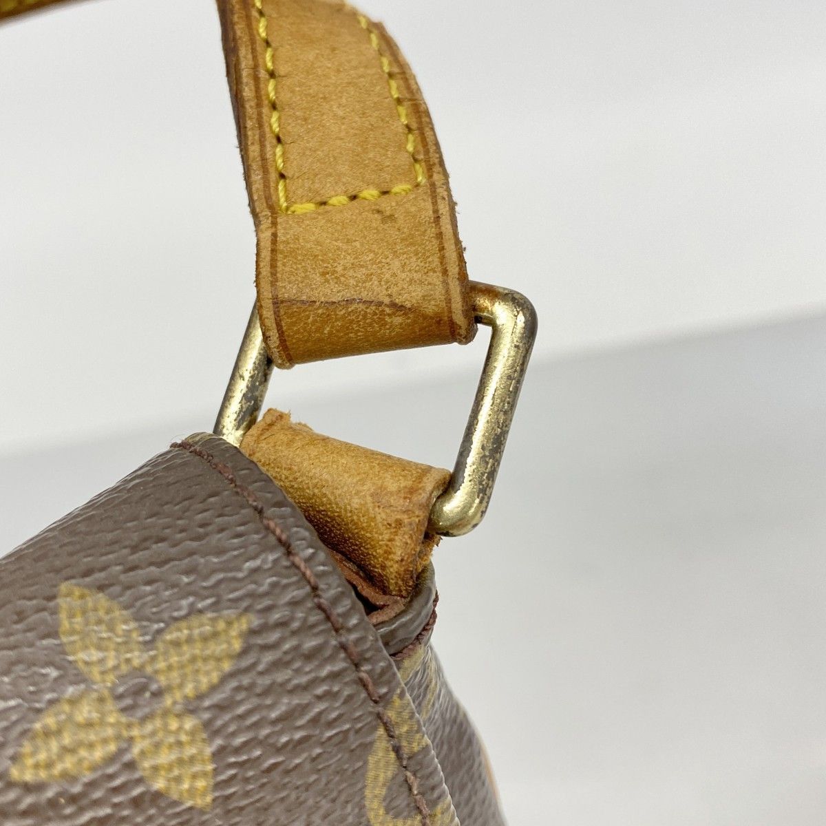 Louis Vuitton Shoulder Bag Monogram Musette Tango Short Strap Brown — view 8