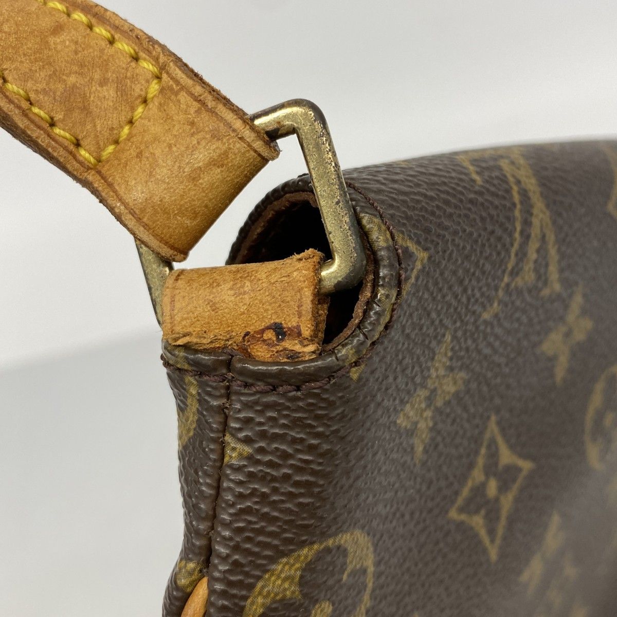 Louis Vuitton Shoulder Bag Monogram Musette Tango Short Strap Brown — view 6