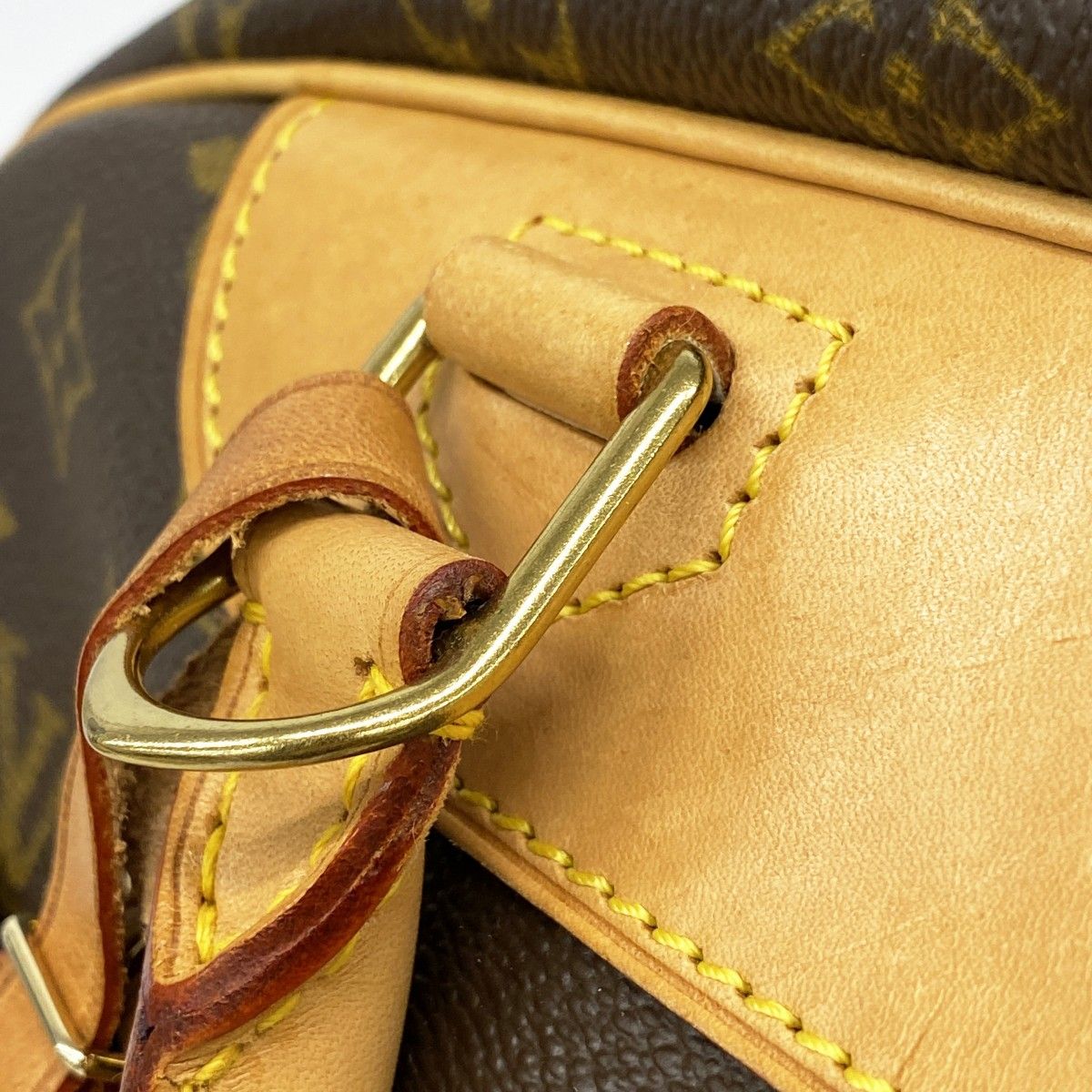 Louis Vuitton Handbag Monogram Deauville Brown — view 8