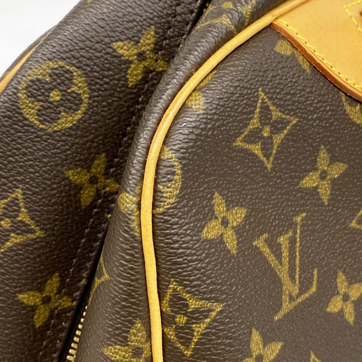 Louis Vuitton Handbag Monogram Deauville Brown — view 7