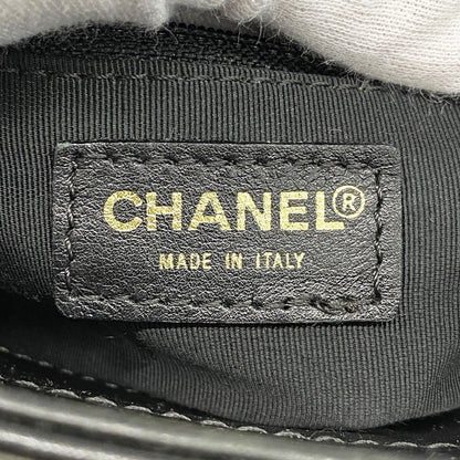 Chanel Handbag Choco Bar Lambskin Black Gold — view 5