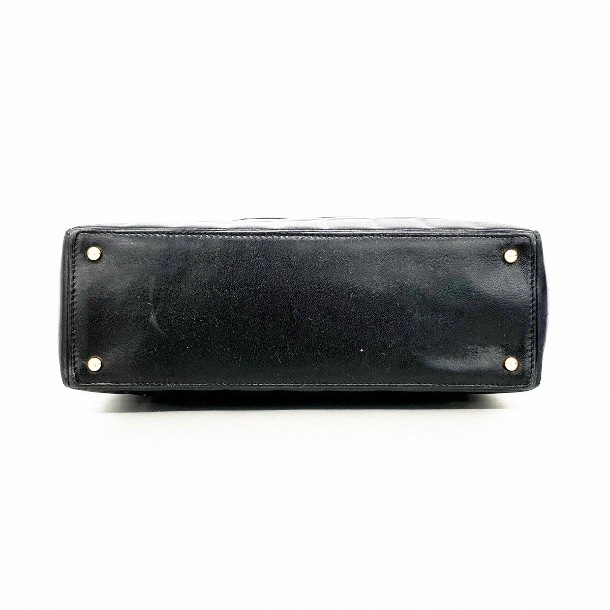 Chanel Handbag Choco Bar Lambskin Black Gold — view 3