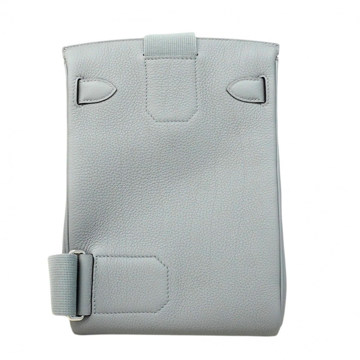 Hermes Shoulder Bag Hac a Dos PM Togo Gris Perle Silver — view 7