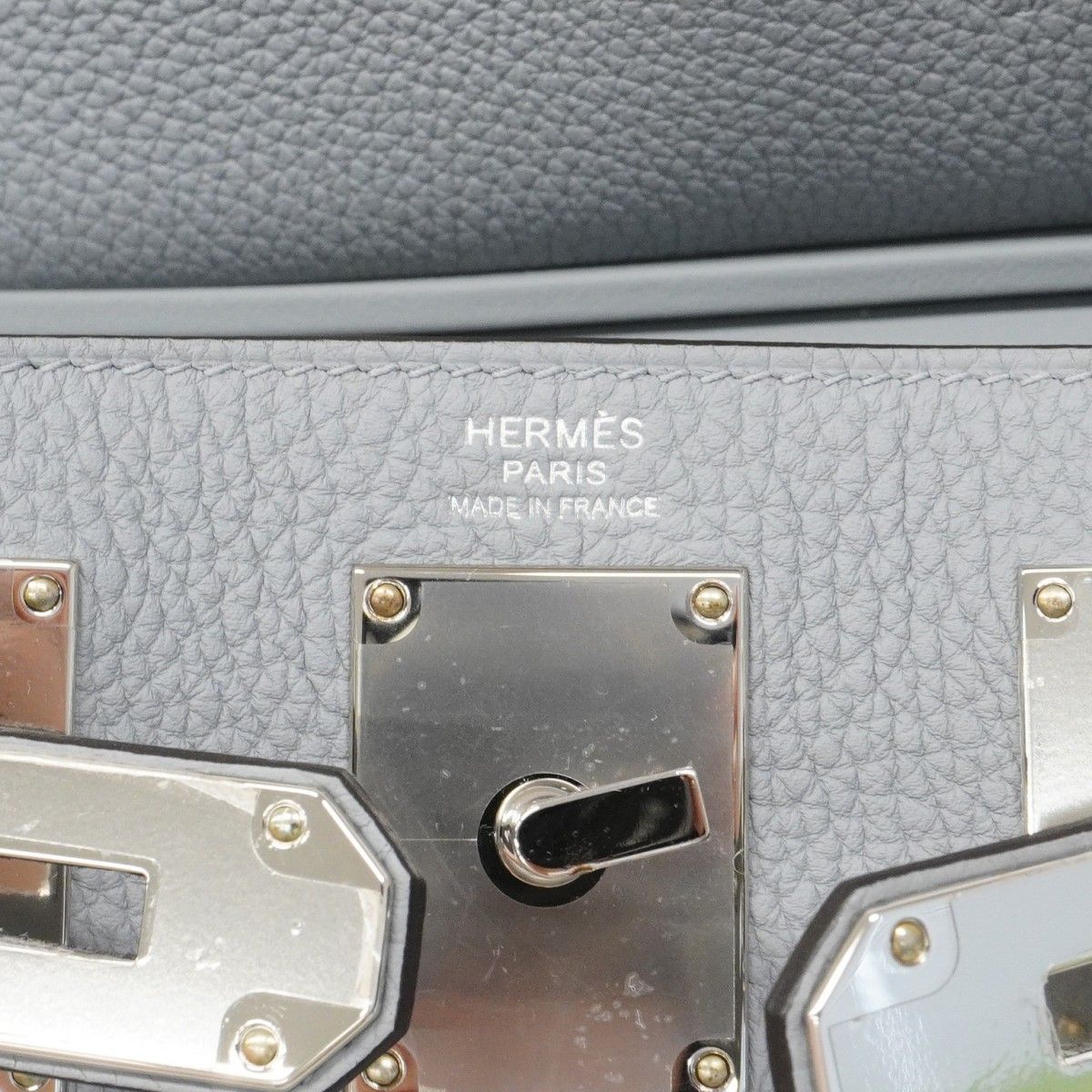 Hermes Shoulder Bag Hac a Dos PM Togo Gris Perle Silver — view 5