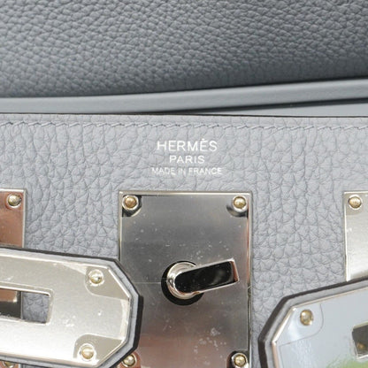 Hermes Shoulder Bag Hac a Dos PM Togo Gris Perle Silver — view 5
