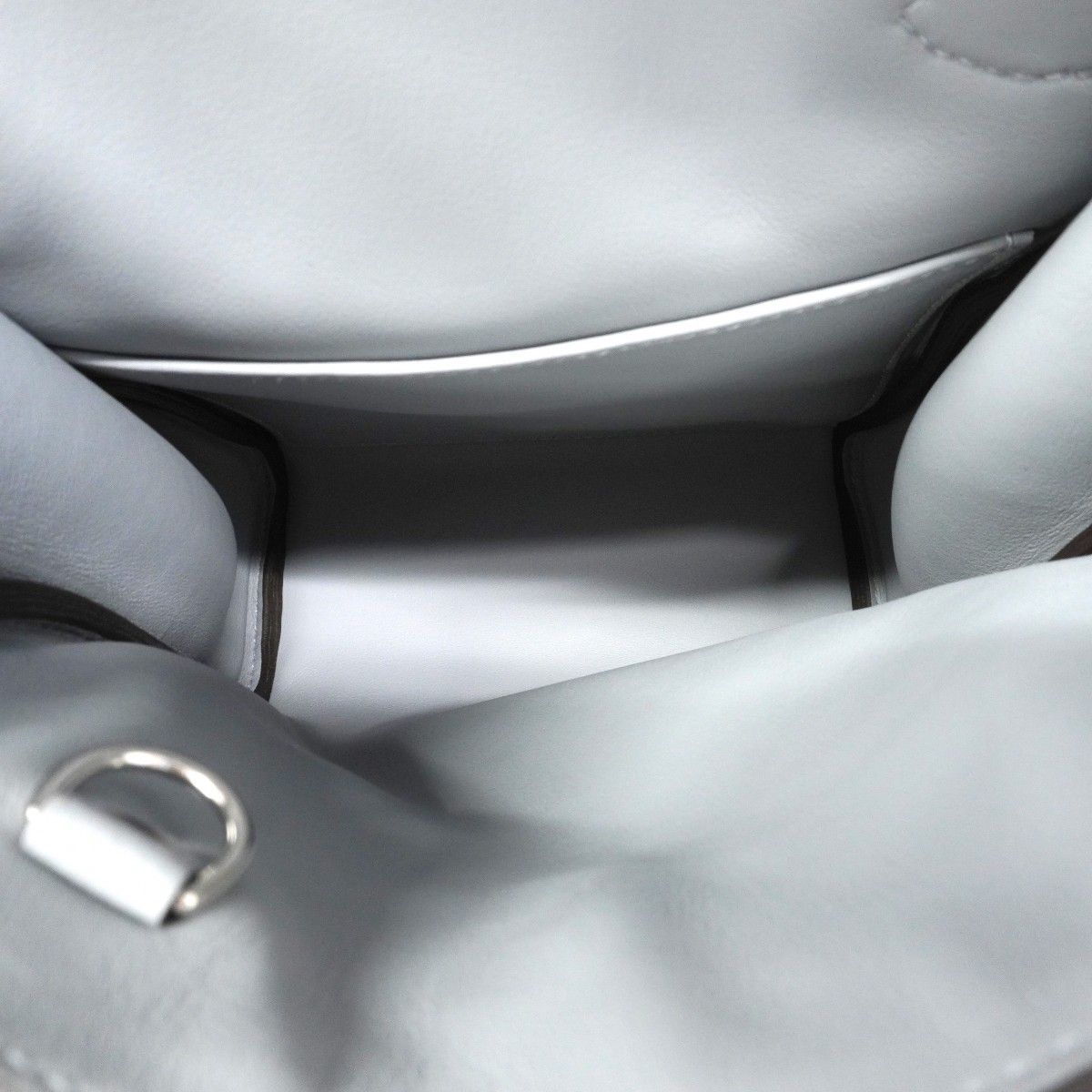 Hermes Shoulder Bag Hac a Dos PM Togo Gris Perle Silver — view 4