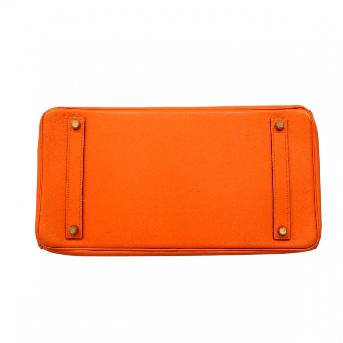 Hermes Handbag Birkin 35 Vo Garibaldi Orange Gold — view 3