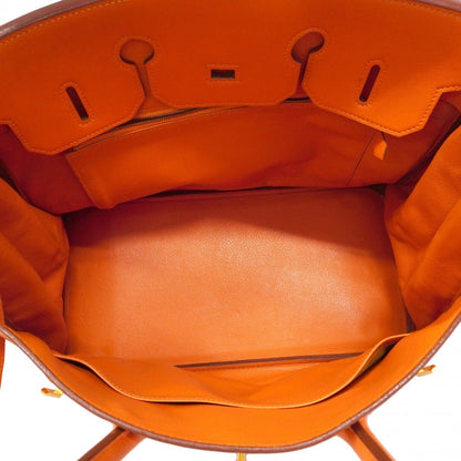 Hermes Handbag Birkin 35 Vo Garibaldi Orange Gold — view 4