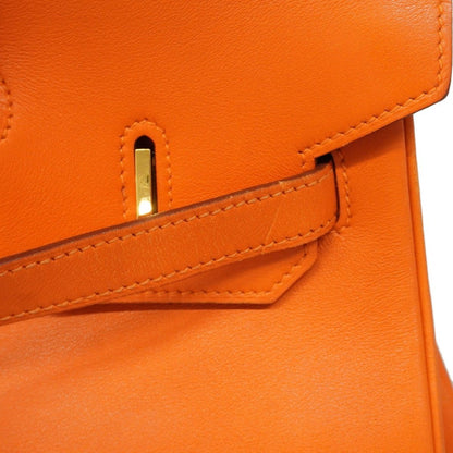 Hermes Handbag Birkin 35 Vo Garibaldi Orange Gold — view 9