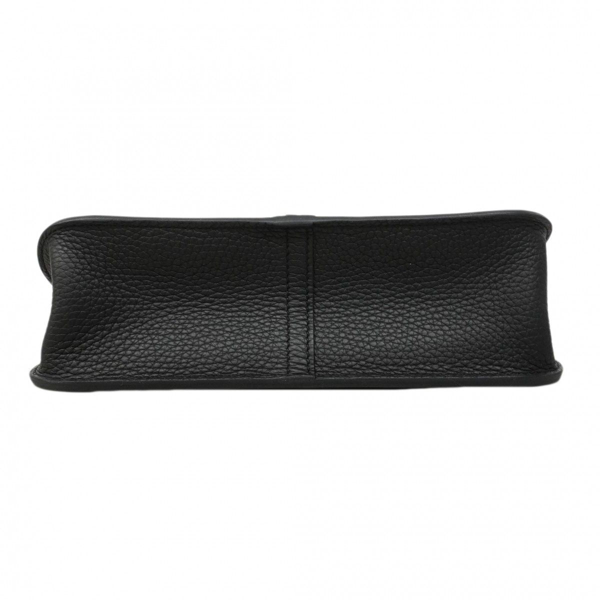 Hermes Handbag Halzan 25 Taurillon Clemence Black Silver — view 3