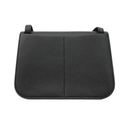 Hermes Handbag Halzan 25 Taurillon Clemence Black Silver — view 8