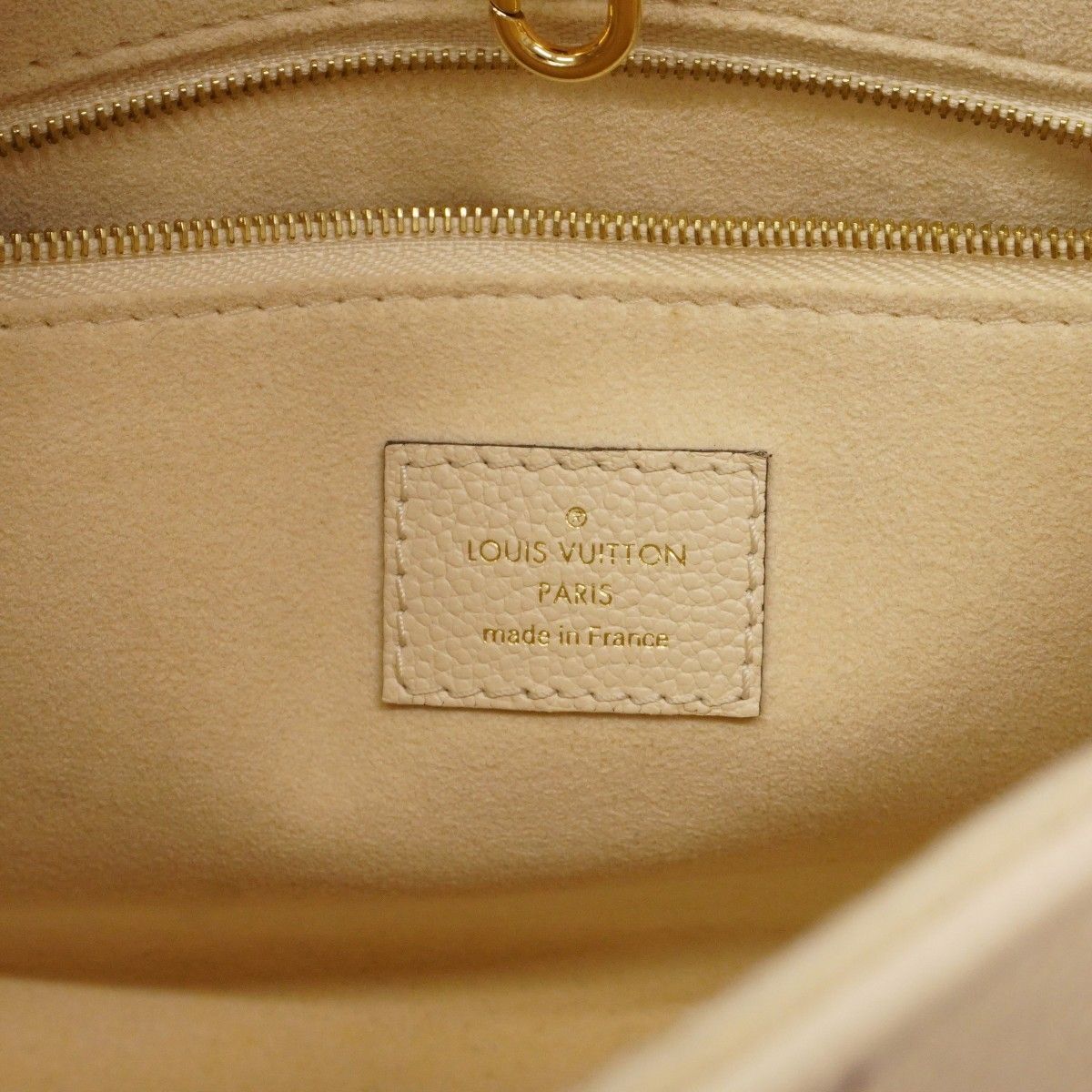 Louis Vuitton Handbag Monogram Empreinte Bicolor On The Go PM Cles Bois Droz — view 5