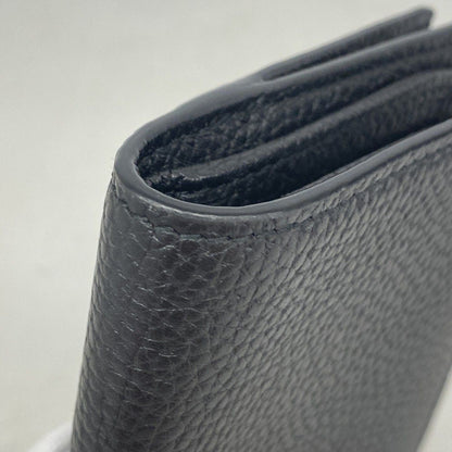 Gucci Wallet Leather Black Silver — view 6