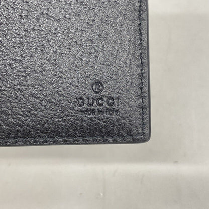 Gucci Wallet GG Marmont Leather Black Gold — view 4