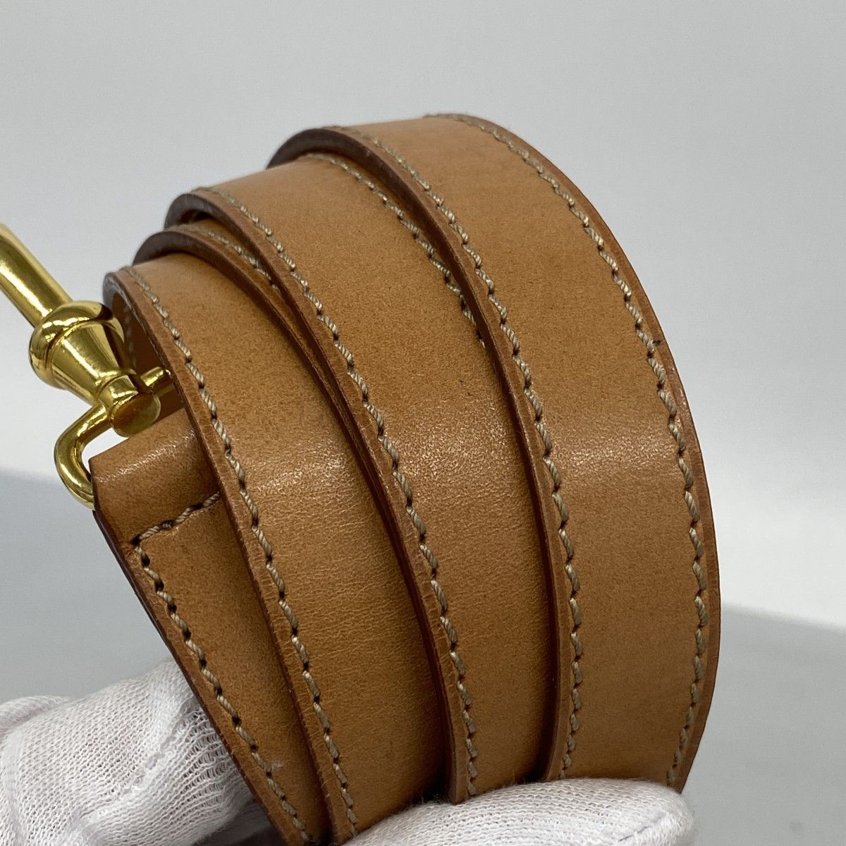 Celine Handbag Macadam Brown Gold 2-Way Bag — view 9